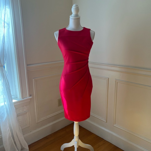 Calvin Klein Fuchsia Sleeveless Dress - Picture 5 of 7